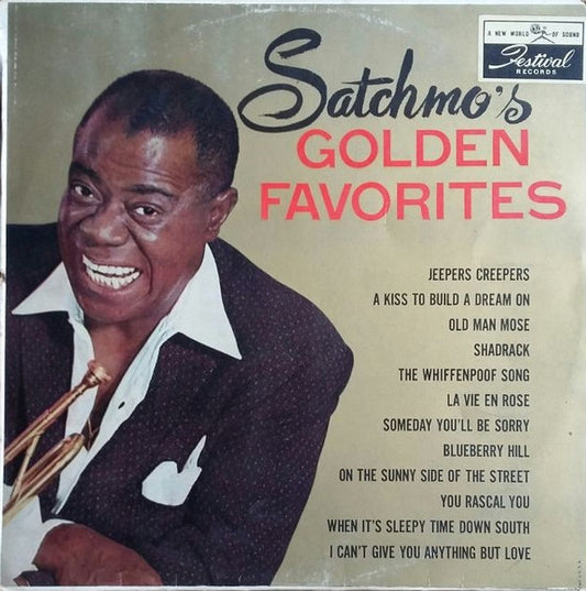 Louis Armstrong : Satchmo's Golden Favourites (LP, Mono, RE)