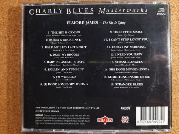 Elmore James : The Sky Is Crying - Charly Blues Masterworks Vol. 12 (CD, Comp)