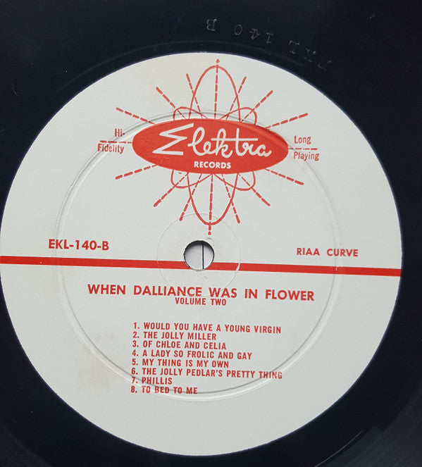Ed McCurdy : When Dalliance Was In Flower And Maidens Lost Their Heads, Volume II (LP, Mono, Fir)