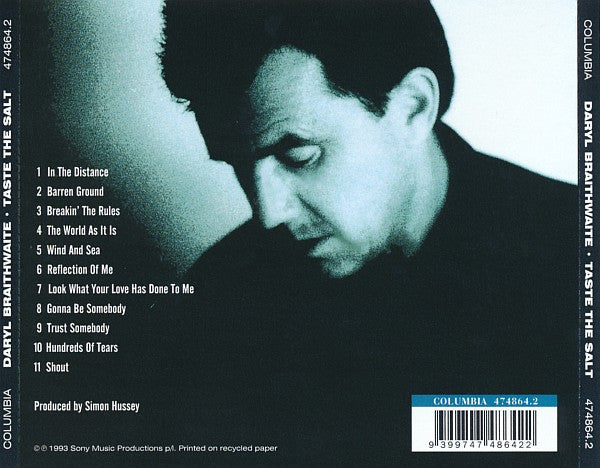 Daryl Braithwaite : Taste The Salt (CD, Album)