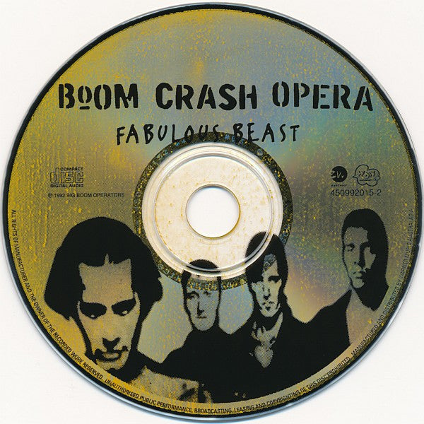 Boom Crash Opera : Fabulous Beast (CD, Album)