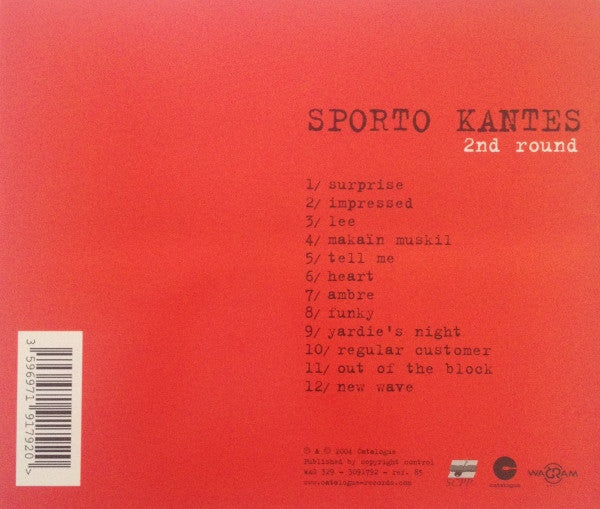 Sporto Kantes : 2nd Round (CD, Album)