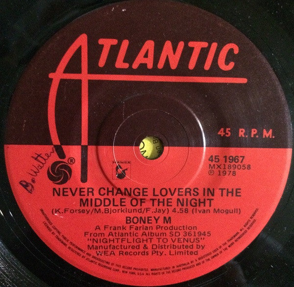 Boney M. : Rasputin (7", Single)