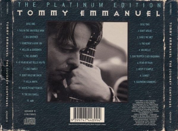 Tommy Emmanuel : The Journey Continues (2xCD, Album, The)
