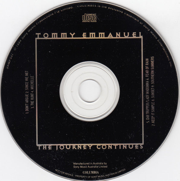 Tommy Emmanuel : The Journey Continues (2xCD, Album, The)