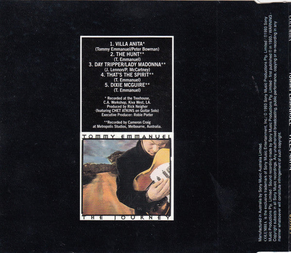 Tommy Emmanuel : Villa Anita (CD, Single)