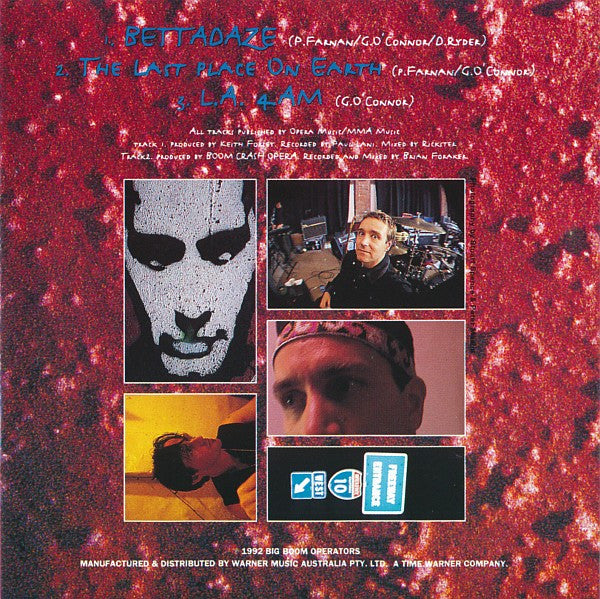 Boom Crash Opera : Bettadaze (CD, Single)