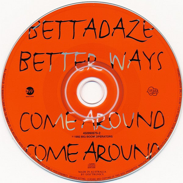 Boom Crash Opera : Bettadaze (CD, Single)
