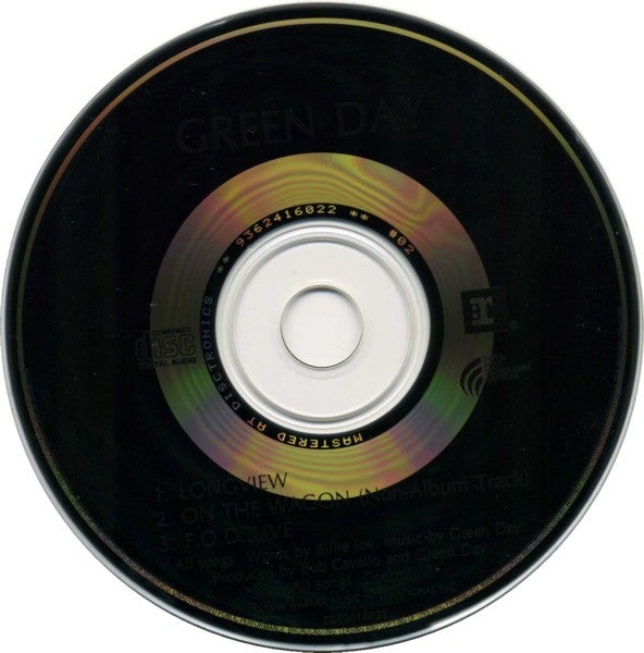 Green Day : Longview (CD, Single, Car)