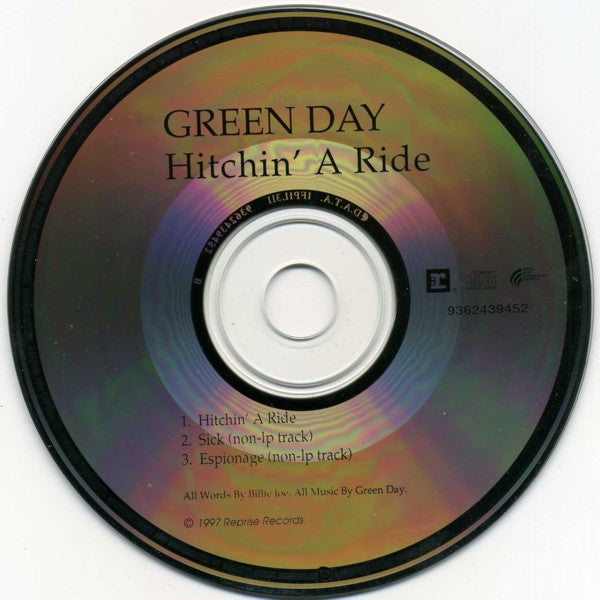 Green Day : Hitchin' A Ride (CD, Single, Car)