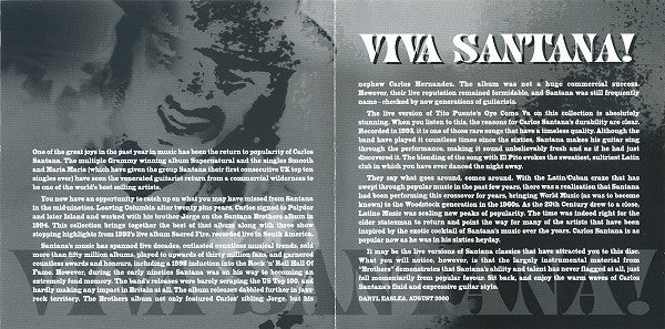 The Santana Brothers* : Viva Santana! (CD, Comp, RE, EDC)