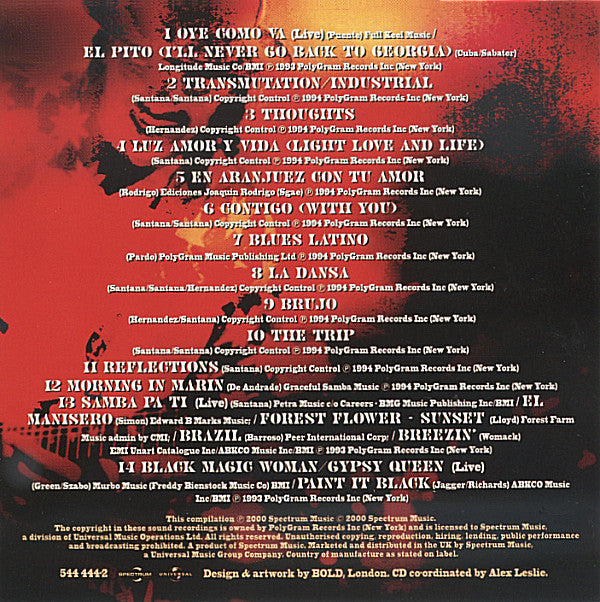 The Santana Brothers* : Viva Santana! (CD, Comp, RE, EDC)
