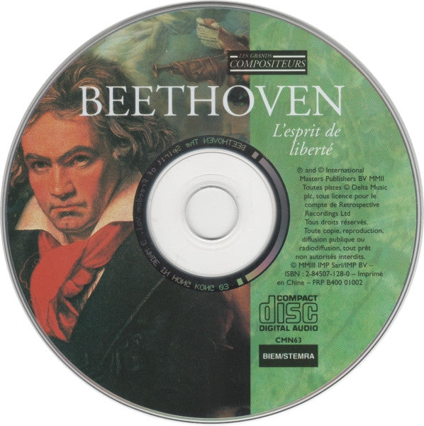 Ludwig van Beethoven : L'Esprit De Liberté (CD, Comp, Boo)