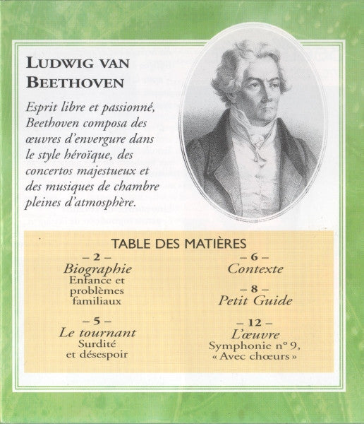 Ludwig van Beethoven : L'Esprit De Liberté (CD, Comp, Boo)