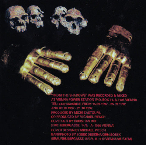 Unholy : From The Shadows (CD, Album)