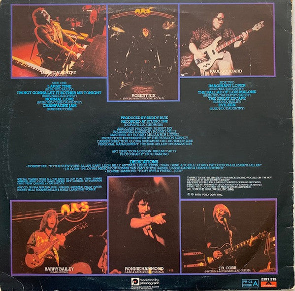 Atlanta Rhythm Section : Champagne Jam (LP, Album)