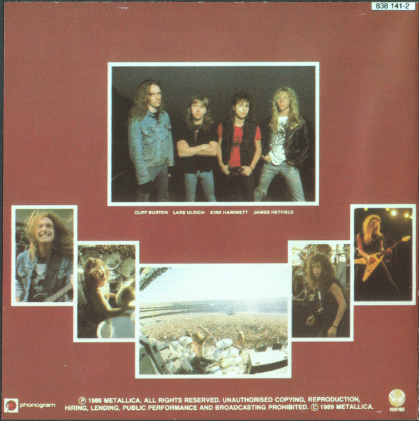Metallica : Master Of Puppets (CD, Album, RE, SSD)