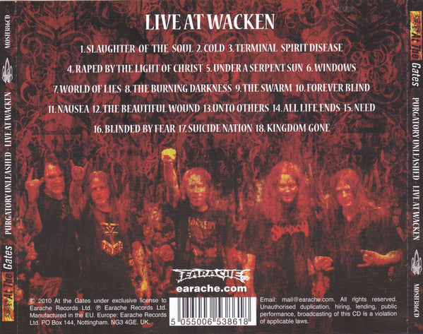 At The Gates : Purgatory Unleashed - Live At Wacken (CD, Album)