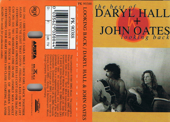 Daryl Hall & John Oates : The Best Of Daryl Hall + John Oates: Looking Back (Cass, Comp)