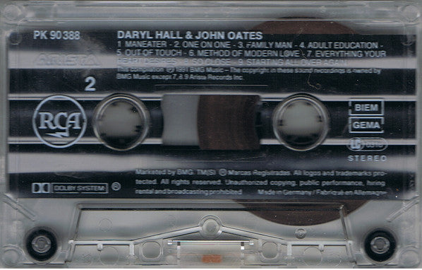 Daryl Hall & John Oates : The Best Of Daryl Hall + John Oates: Looking Back (Cass, Comp)