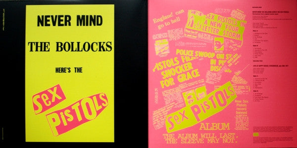 Sex Pistols : Never Mind The Bollocks, Here's The Sex Pistols (LP, Yel + LP, Pin + Album, Ltd, Num, RM)