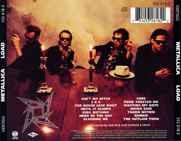 Metallica : Load (CD, Album, PMI)