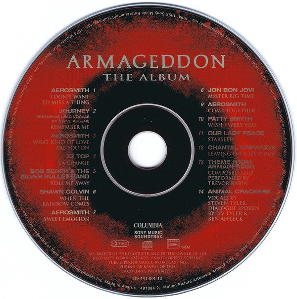 Various : Armageddon (The Album) (CD, Album, Comp)