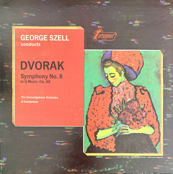 Antonín Dvořák, George Szell Conducts Concertgebouworkest : Symphony No. 8 In G Major, Op. 88 (LP, RE)