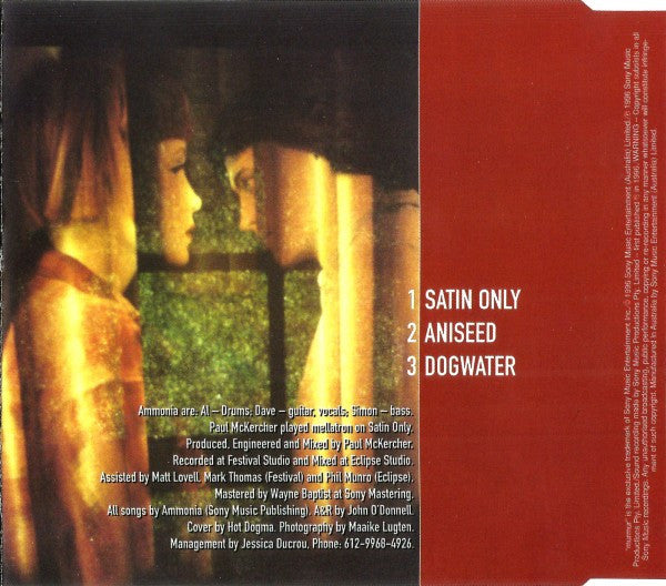 Ammonia (2) : Satin Only (CD, Single)