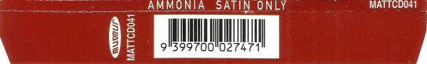 Ammonia (2) : Satin Only (CD, Single)