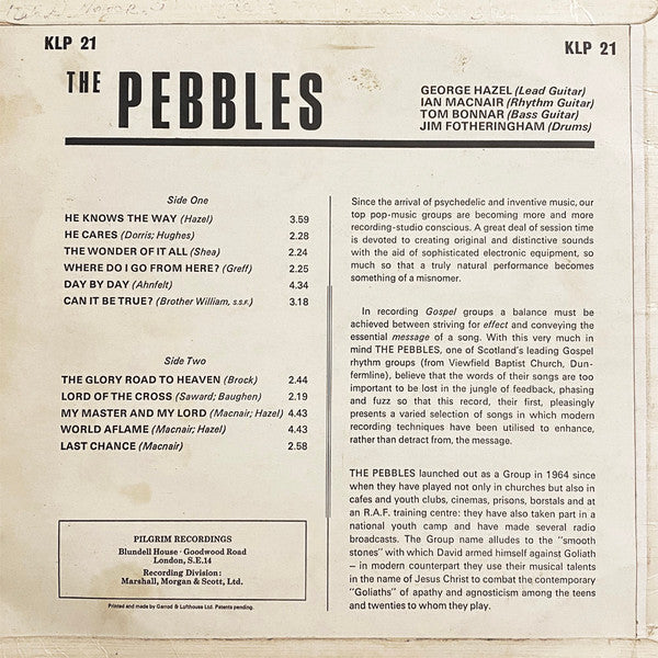 The Pebbles (4) : The Pebbles (LP, Album)