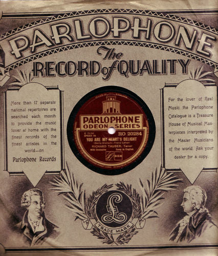 Richard Tauber : You Are My Heart's Delight / When Moonbeams Softly Fall (Shellac, 10")