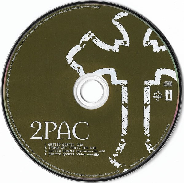 2Pac : Ghetto Gospel (CD, Maxi, Enh)