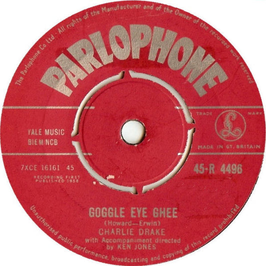 Charlie Drake : Tom Thumb's Tune / Goggle Eye Ghee (7")