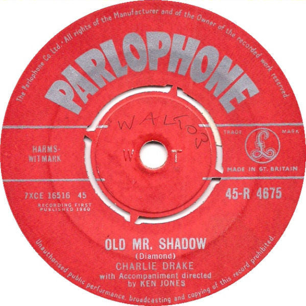 Charlie Drake : Naughty / Old Mr. Shadow (7", Single)