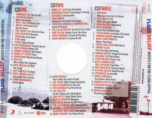 Various : Flood Relief (Artists For The Flood Appeal) (3xCD, Comp)