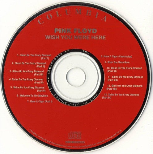 Pink Floyd : Wish You Were Here & The Final Cut (CD, Album, RE + CD, Album, RE + Comp)