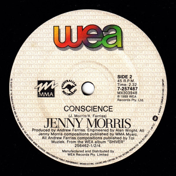 Jenny Morris : She Has To Be Loved (7", Single)