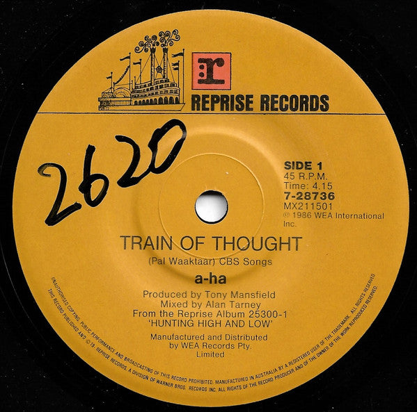 a-ha : Train Of Thought (7", Single)