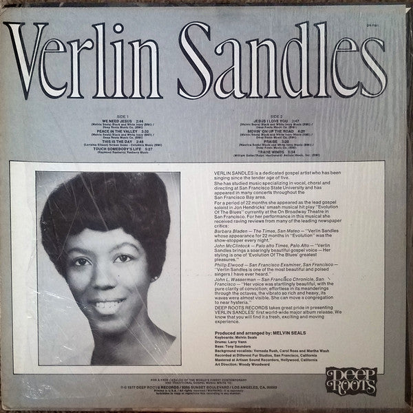 Verlin Sandles : Trade Winds (LP, Album)