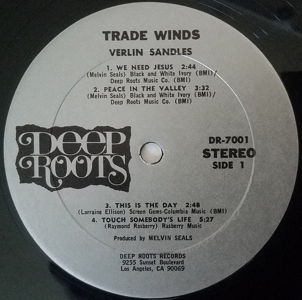 Verlin Sandles : Trade Winds (LP, Album)