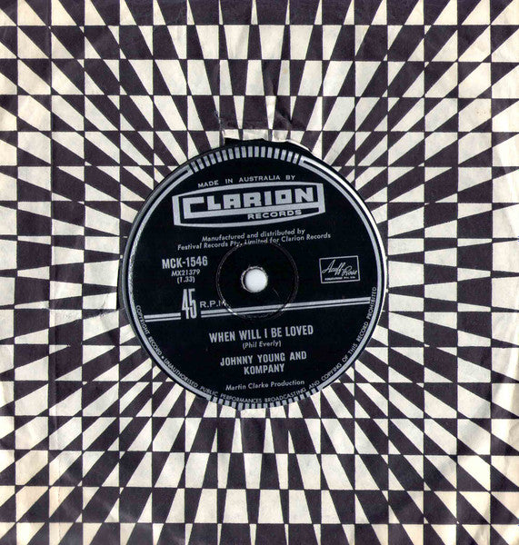 Johnny Young & Kompany : When Will I Be Loved (7", Single)