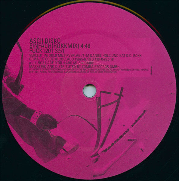 Ascii Disko : Einfach EP (12", EP)