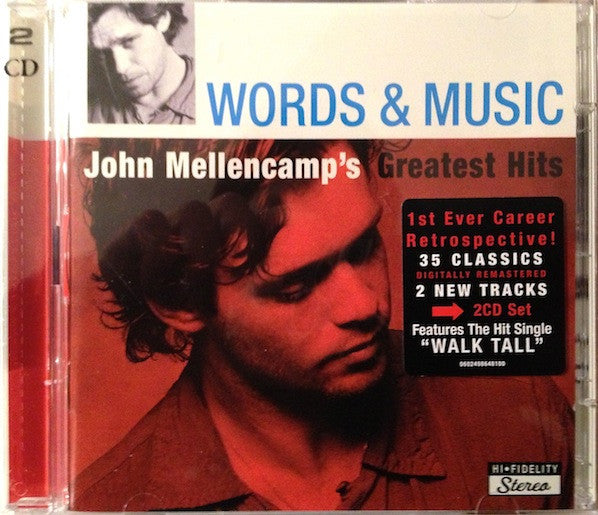 John Mellencamp* : Words & Music (John Mellencamp's Greatest Hits) (2xCD, Comp, RM)