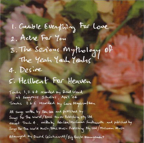 Ben Lee : Gamble Everything For Love (CD, EP)