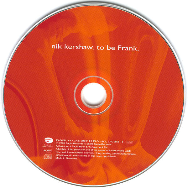 Nik Kershaw : To Be Frank (CD, Album)