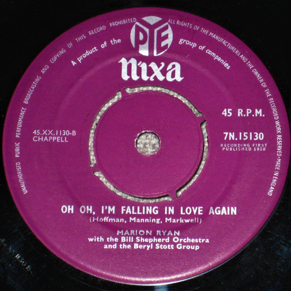 Marion Ryan : Always And Forever (7")