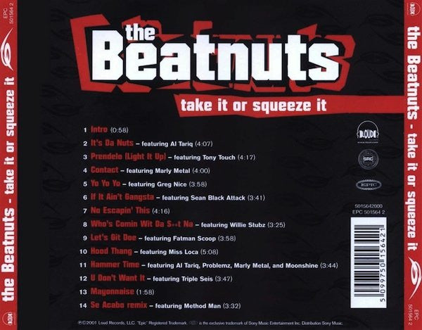 The Beatnuts : Take It Or Squeeze It (CD, Album)