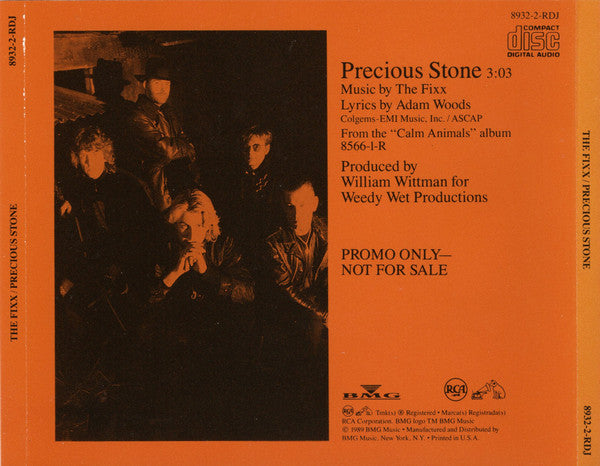 The Fixx : Precious Stone (CD, Single, Promo)