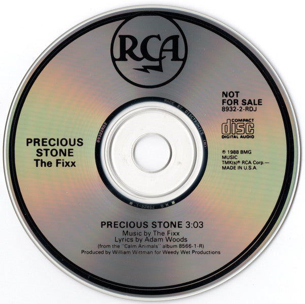 The Fixx : Precious Stone (CD, Single, Promo)